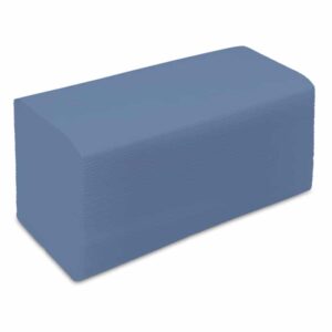 zetForm® – Falthandtücher Vollentfaltung, Tissue, blau, 2-lagig