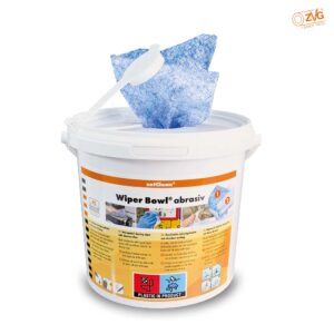 zetClean® – Wiper Bowl® Abrasiv, im Spendereimer