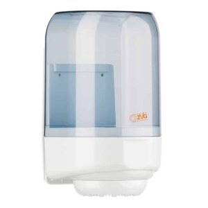 zetMatic® – Handtuchrollenspender MINI, weiß-transparent