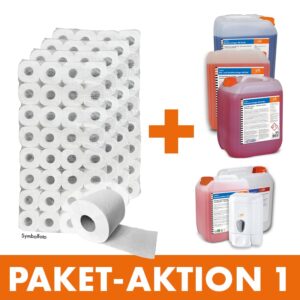 zetGigant® – Tissue-Toilettenpapier + Reinigungsmittel