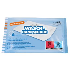 zetMedica® – Feuchte Einmal-Waschhandschuhe, antibakteriell