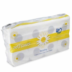 zetGigant® – Tissue-Toilettenpapier, Kleinrollen, weiß, 2-lagig, 250 Blatt