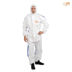 zetDress® – Overall Tritex® aircool, weiß/blau