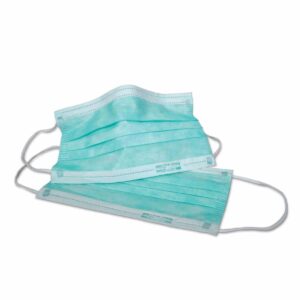 zetMask® – Vliesmundschutz (MNS-Maske), grün, Typ II