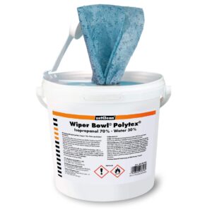zetClean® – Wiper Bowl® Polytex® feuchte Reinigungstücher 70/30 (Isopropanol)