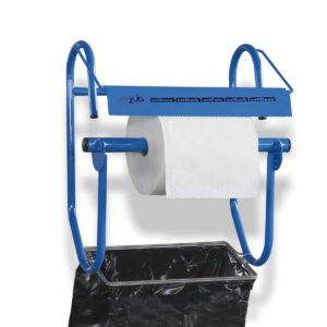 zetMatic® – Wandhalter bis 42 cm Rollenbreite, mit Abfallsackhalterung