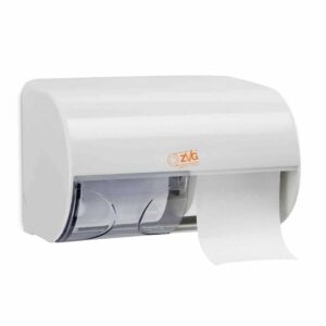 zetMatic® – Doppelrollenspender, weiß