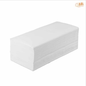 zetForm® – Falthandtücher V-Falz, Tissue, weiß, 2-lagig