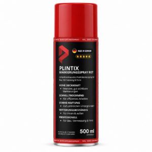 PLINTIX Markierungsspray Feuerrot RAL 3000