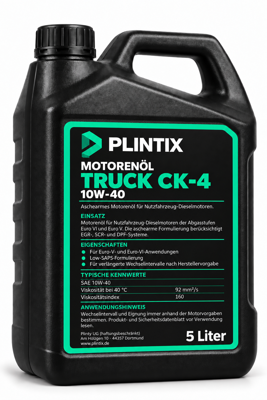 P10_TRUCK_CK-4_10W-40 PLINTIX TRUCK CK-4 10W-40