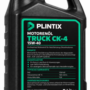 PLINTIX TRUCK CK-4 15W-40