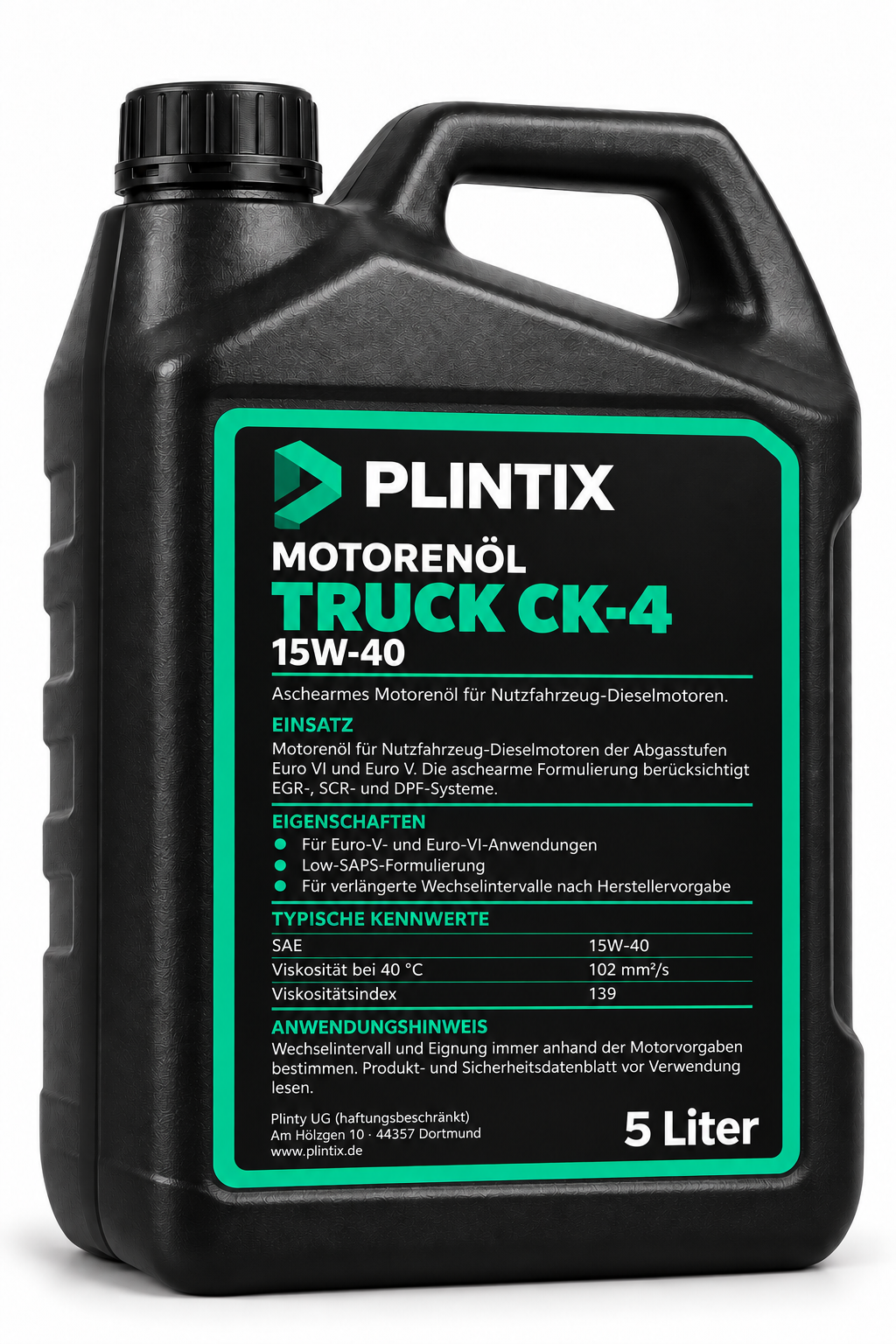 P11_TRUCK_CK-4_15W-40 PLINTIX TRUCK CK-4 15W-40
