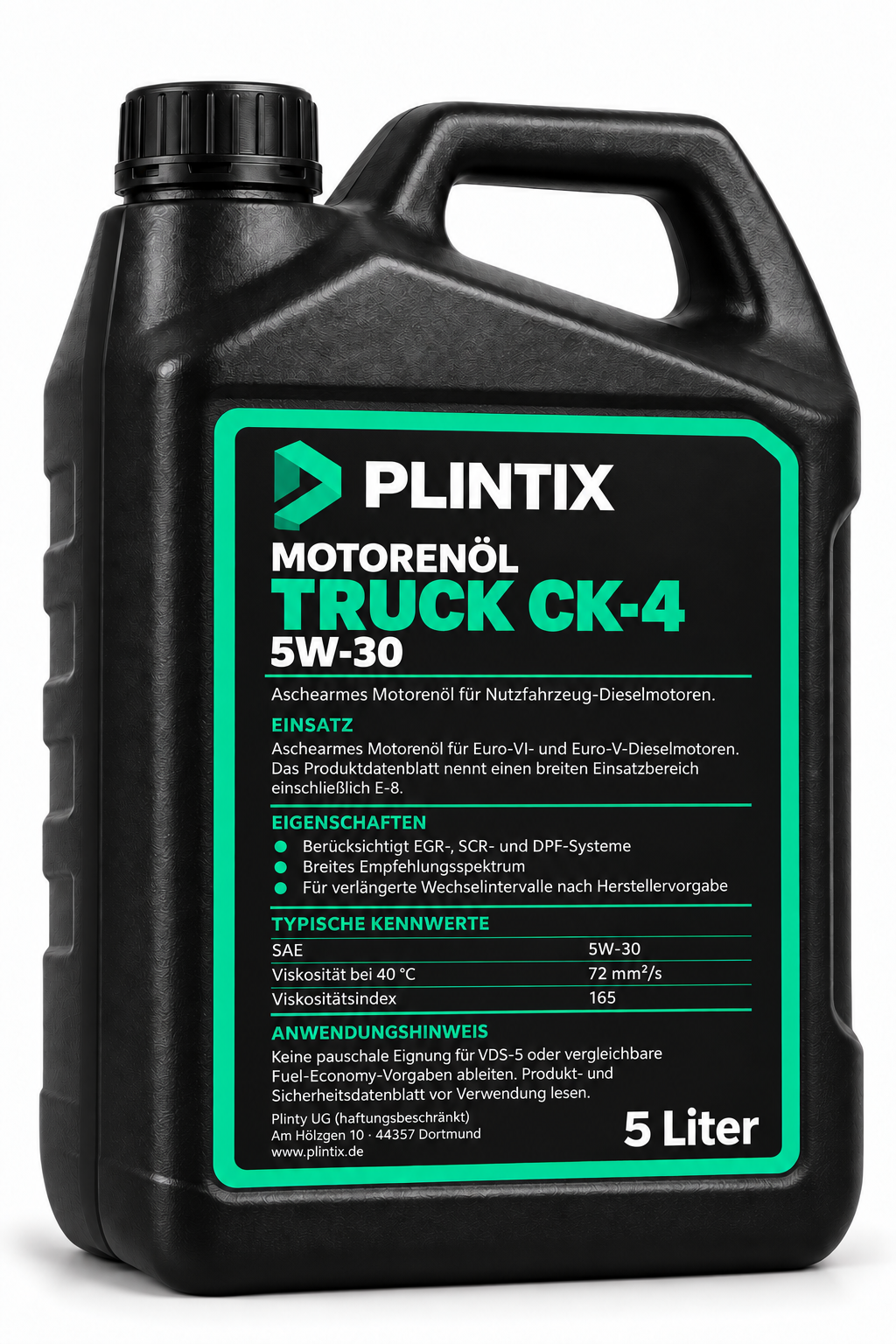 P12_TRUCK_CK-4_5W-30 PLINTIX TRUCK CK-4 5W-30